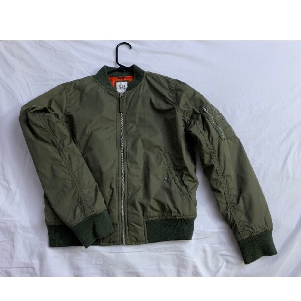 Military green Bomber jacket